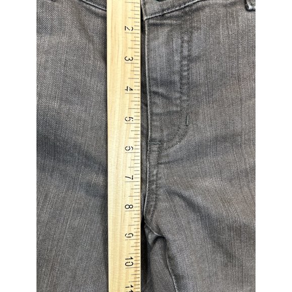 Chicos Jeans Womens 0 Brown Platinum Denim Ultimate Fit Slim Leg Stretch - Picture 7 of 9